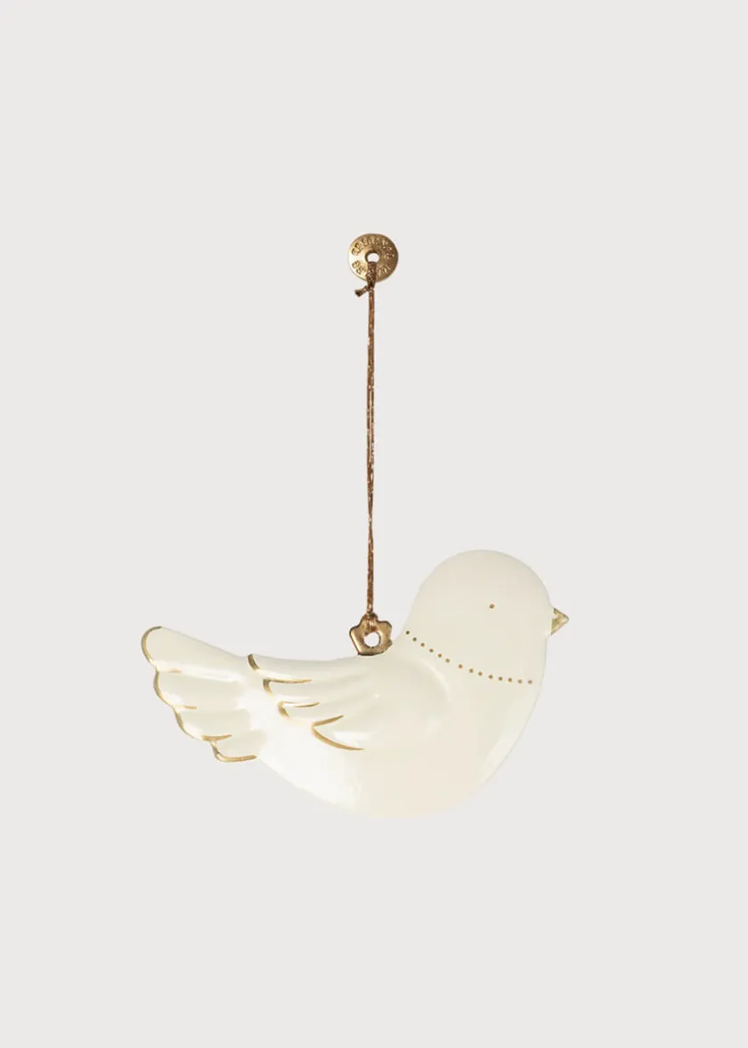 Toys & Books | Toys & Books | Pepa London Hand Painted Dove Christmas Ornament in White