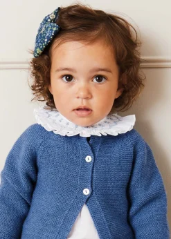 Tops & Bodysuits | Blouses | Pepa London Hand Smocked Collar Long Sleeve Blouse in White (0-12mths)