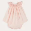 Dresses | Dresses | Pepa London Hand Smocked Sleeveless Dress With Bloomers in Pink (1-12mths)