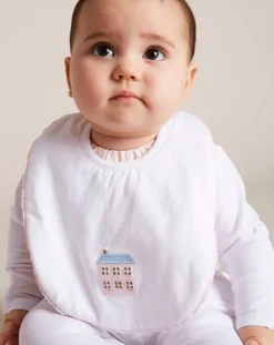 Bibs | Bibs | Pepa London House Embroidered Cotton Bib