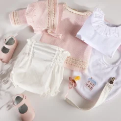 Bibs | Bibs | Pepa London House Embroidered Cotton Bib