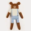 Toys & Books | Toys & Books | Pepa London Knitted Bear Toy in Brown
