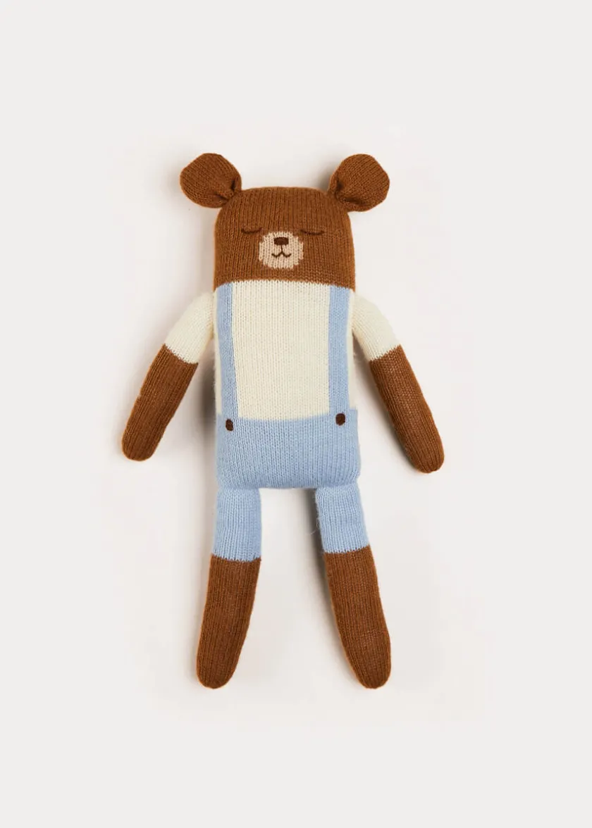 Toys & Books | Toys & Books | Pepa London Knitted Bear Toy in Brown