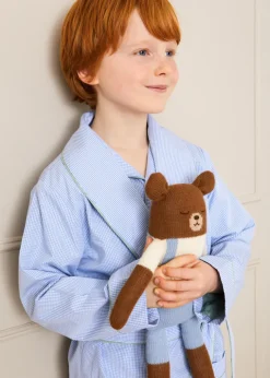 Toys & Books | Toys & Books | Pepa London Knitted Bear Toy in Brown