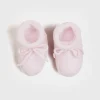 Knitted Booties | Bonnets & Booties | Pepa London Knitted Booties in Pink