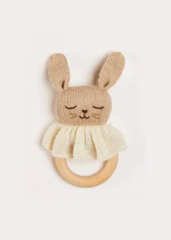 Toys & Books | Gifting | Pepa London Knitted Bunny Teether in Beige