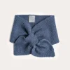 Knitwear & Cardigans | Knitted Accessories | Pepa London Knitted Merino Wool Winter Scarf in Blue (S-M)