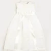 Dresses | Dresses | Pepa London Lace Trim Fine Pleated Gown in Ivory (6-12mths)