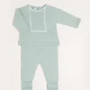 Knitwear & Cardigans | Baby Grows | Pepa London Lace Trim Knitted Set in Green (1-12mths)