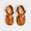 Sandals | Sandals | Pepa London Leather Fishermans Sandals in Brown (21-27EU)