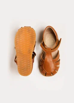 Sandals | Sandals | Pepa London Leather Fishermans Sandals in Brown (21-27EU)