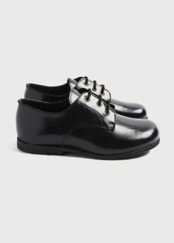 School Shoes | Shoes | Pepa London Leather Lace-Up Black Shoes (25-33EU)