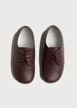 Shoes | Lace Ups | Pepa London Leather Lace-Up Burgundy Shoes (20-34EU)