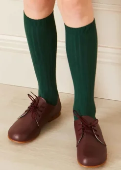 Shoes | Lace Ups | Pepa London Leather Lace-Up Burgundy Shoes (20-34EU)