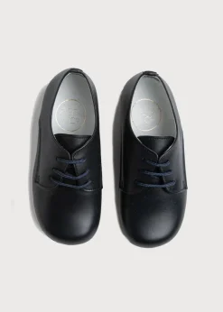 Shoes | Lace Ups | Pepa London Leather Lace-Up Navy Shoes (20-34EU)
