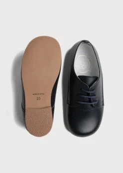 Shoes | Lace Ups | Pepa London Leather Lace-Up Navy Shoes (20-34EU)
