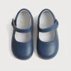Mary Jane Shoes | Mary Janes | Pepa London Leather Mary Jane Baby Shoes in French Blue (20-26EU)