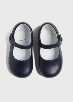 Mary Jane Shoes | Mary Janes | Pepa London Leather Mary Jane Baby Shoes in Navy (20-24EU)