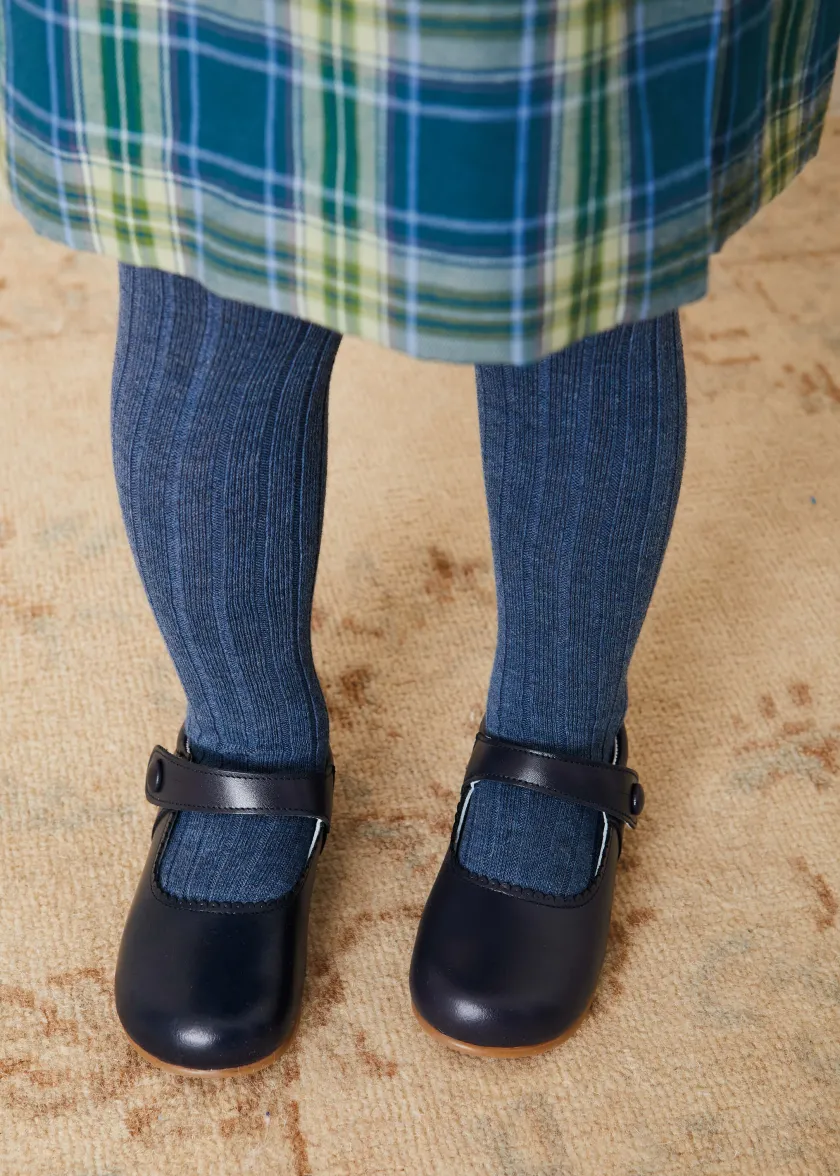 Mary Jane Shoes | Mary Janes | Pepa London Leather Mary Jane Baby Shoes in Navy (20-24EU)