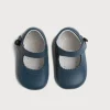 Mary Jane Shoes | Mary Janes | Pepa London Leather Mary Jane Pram Shoes in Classic Blue (17-20EU)