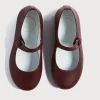 Mary Jane Shoes | Mary Janes | Pepa London Leather Mary Jane Shoes in Burgundy (24-34EU)