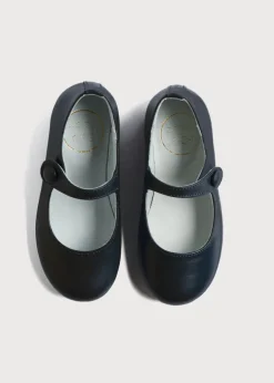 Mary Jane Shoes | Mary Janes | Pepa London Leather Mary Jane Shoes in Navy (24-35EU)
