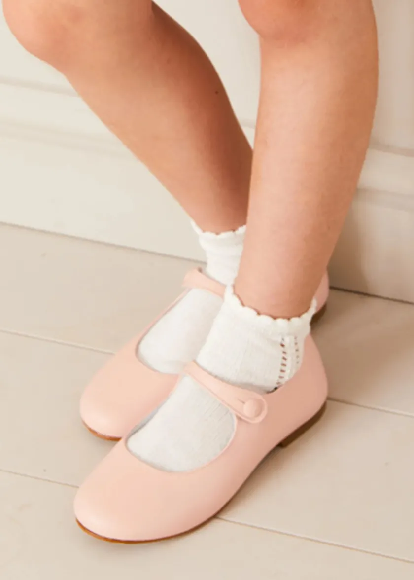 Mary Jane Shoes | Mary Jane Shoes | Pepa London Leather Mary Jane Shoes in Pink (24-34EU)