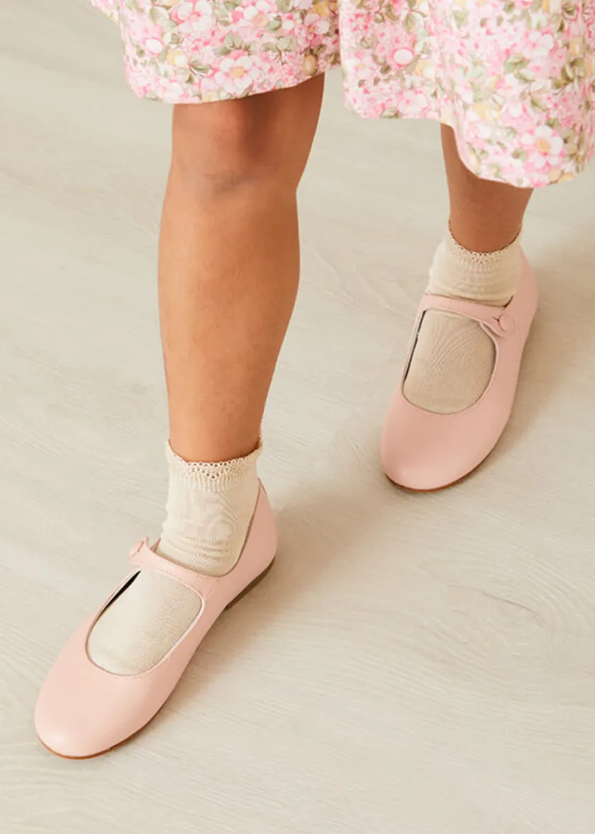 Mary Jane Shoes | Mary Jane Shoes | Pepa London Leather Mary Jane Shoes in Pink (24-34EU)