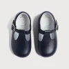 T-bars | T-bar Shoes | Pepa London Leather T Bar Baby Shoes in Navy (20-26EU)