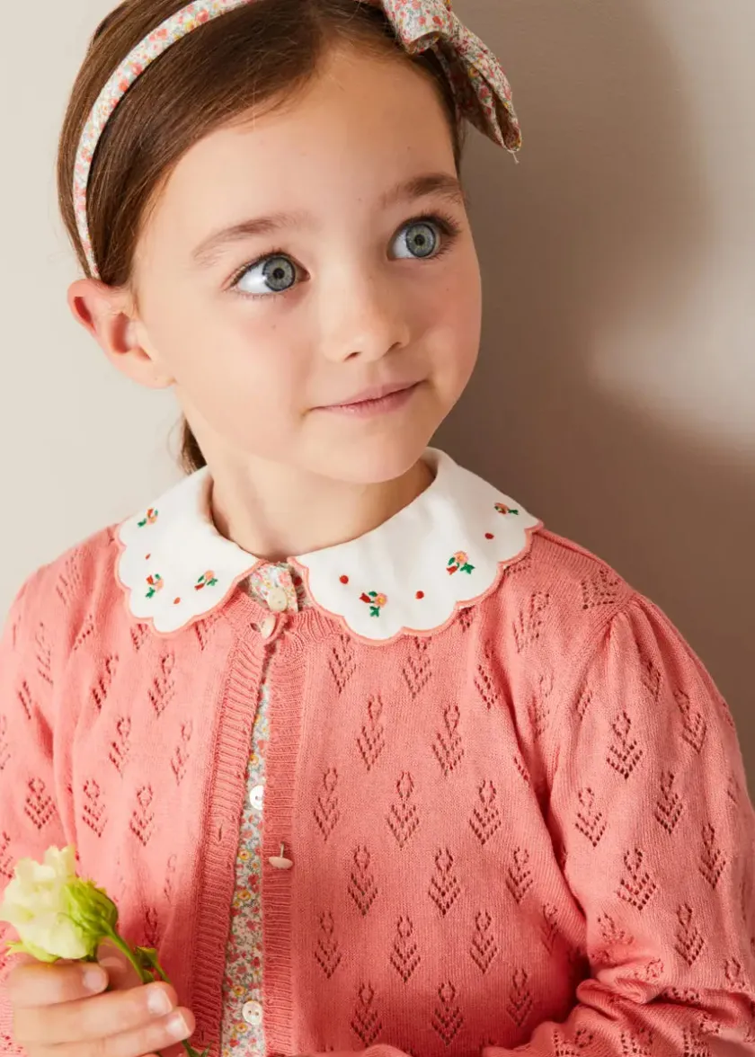 Hair Accessories | Hair Accessories | Pepa London Mabel Floral Hairband in Coral