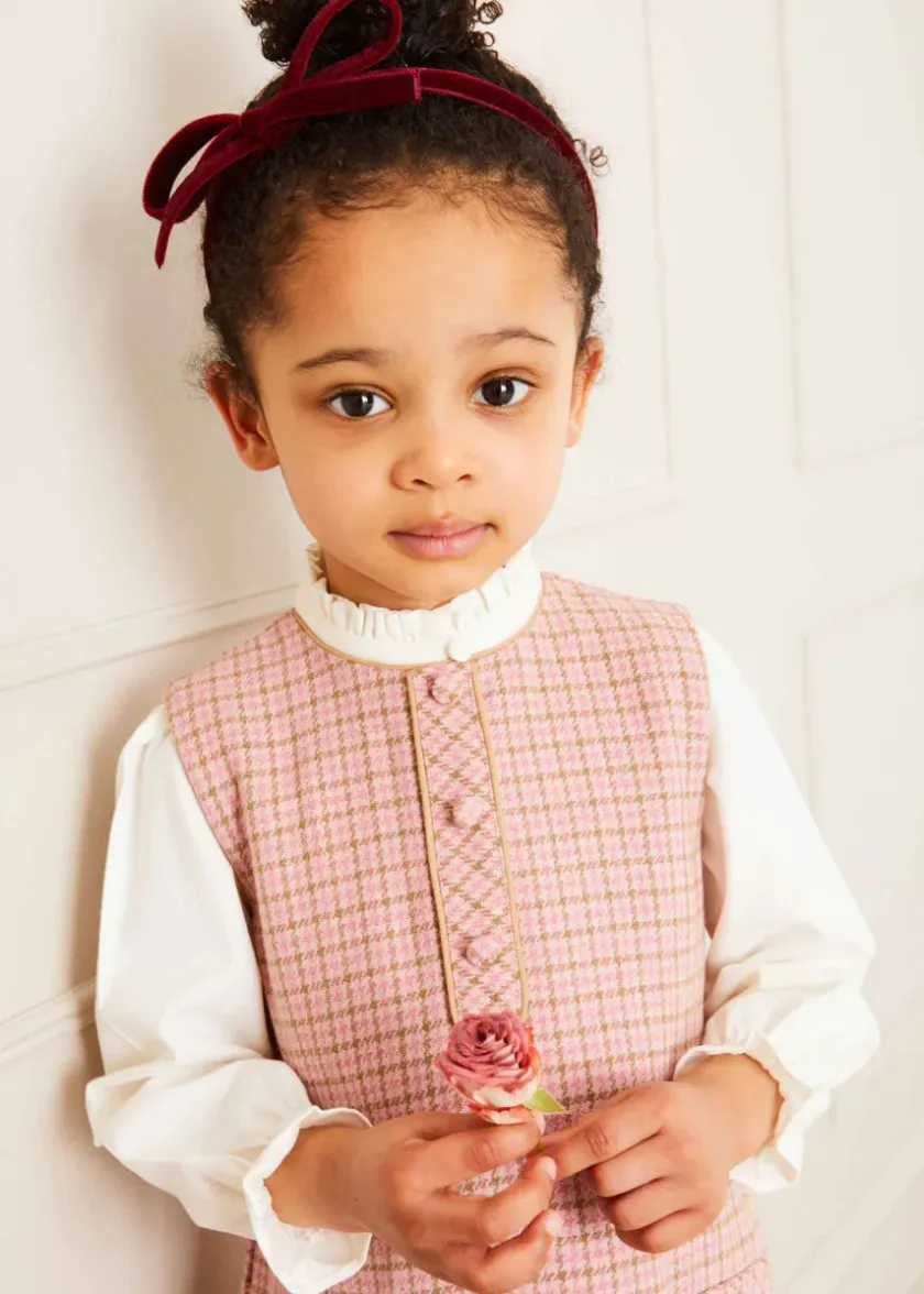 Tops & Blouses | Tops & Bodysuits | Pepa London Mao Collar Romantic Blouse in White (18mths-10yrs)