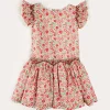 Up To 12 Years | Dresses | Pepa London Margot Floral Sleeveless Hand-Smocked Dress in Red Made with Liberty Fabric (4-12yrs)