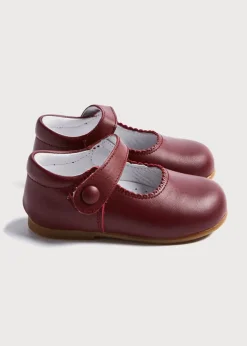 Mary Jane Shoes | Mary Janes | Pepa London Mary Jane Baby Shoes in Burgundy (20-24EU)