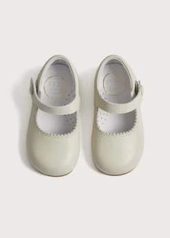 Mary Jane Shoes | Mary Janes | Pepa London Mary Jane Leather Baby Shoes in Ivory (20-24EU)