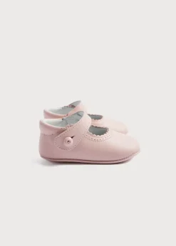 Mary Jane Shoes | Mary Janes | Pepa London Mary Jane Pram Shoes in Pink (17-20EU)