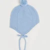 Hats | Knitwear & Cardigans | Pepa London Merino Wool Pom Pom Hat In Blue (S-L)