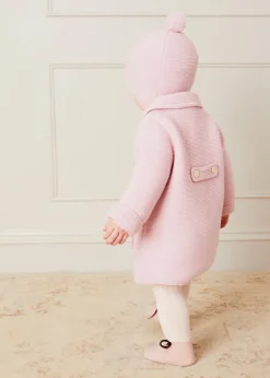 Bonnets & Booties | Knitwear & Cardigans | Pepa London Merino Wool Pom Pom Hat In Pink (S-L)
