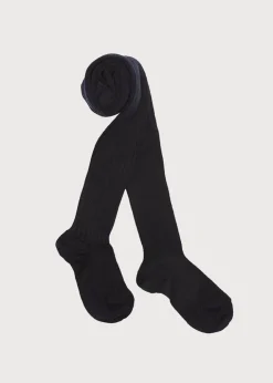 Socks & Tights | Socks & Tights | Pepa London Navy Ribbed Tights (3mths-10yrs)