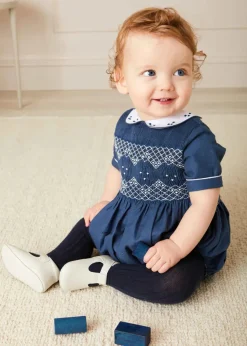 Socks & Tights | Socks & Tights | Pepa London Navy Ribbed Tights (3mths-10yrs)