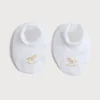 Bonnets & Booties | Gifting | Pepa London Newborn Booties With Rocking Horse Embroidery Beige (1-3mths)