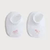 Bonnets & Booties | Bonnets & Booties | Pepa London Newborn Booties With Rocking Horse Embroidery Pink (1-3mths)