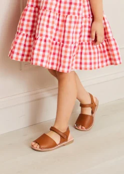 Sandals | Sandals | Pepa London Open Toe Leather Sandals in Brown (17-30EU)