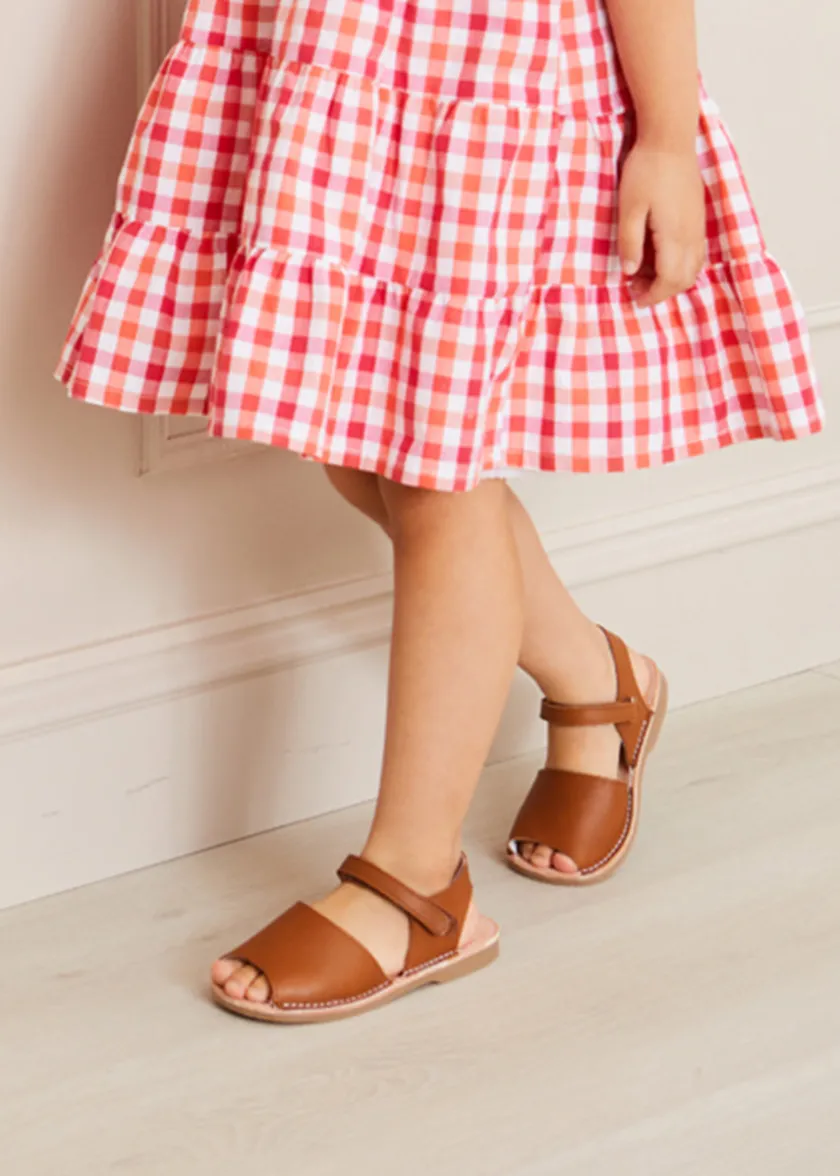 Sandals | Sandals | Pepa London Open Toe Leather Sandals in Brown (17-30EU)
