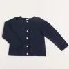 Knitwear & Cardigans | Knitwear & Cardigans | Pepa London Openwork Cardigan in Navy (6mths-10yrs)