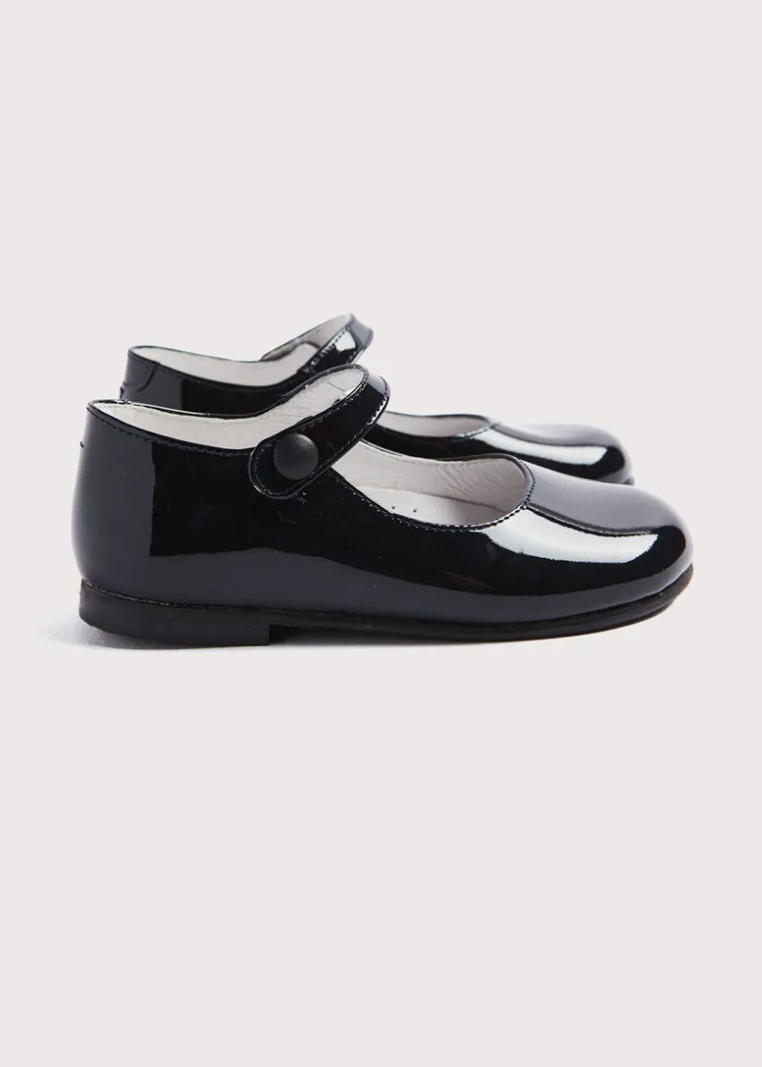 Mary Jane Shoes | School Shoes | Pepa London Patent Leather Mary Jane Shoes in Navy (25-34EU)