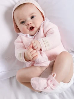 Tops & Bodysuits | Bodysuits & Baby Grows | Pepa London Piculina Trim Cotton Bodysuit in White (1mths-3yrs)