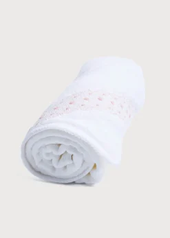 Towels, Blankets & Sleeping Bags | Towels, Blankets & Sleepwear | Pepa London Pink Hand Smocked Towel