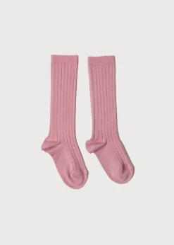 Socks & Tights | Socks & Tights | Pepa London Pink Ribbed Knee-High Socks (3mths-10yrs)