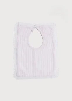 Bibs | Bibs | Pepa London Pink Striped Cotton Bib