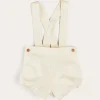 Bloomers, Shorts & Trousers | Bloomers & Pants | Pepa London Plain Bloomers With Braces in White (6mths-2yrs)